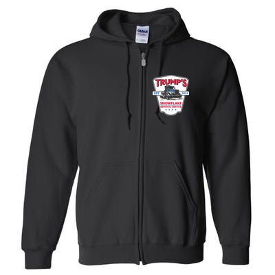 Trumps Snowflake Removal Service Est 2024 Full Zip Hoodie