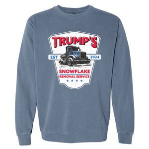 Trumps Snowflake Removal Service Est 2024 Garment-Dyed Sweatshirt