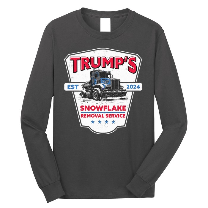 Trumps Snowflake Removal Service Est 2024 Long Sleeve Shirt