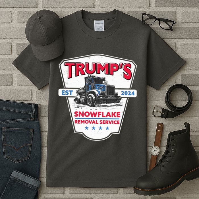 Trumps Snowflake Removal Service Est 2024 Tall T-Shirt