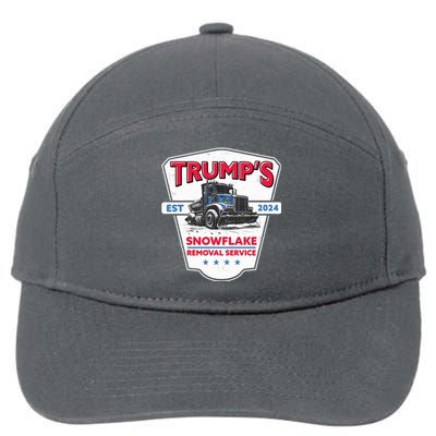 Trumps Snowflake Removal Service Est 2024 7-Panel Snapback Hat