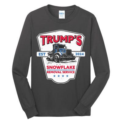 Trumps Snowflake Removal Service Est 2024 Tall Long Sleeve T-Shirt