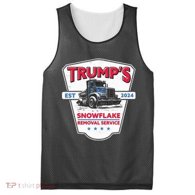 Trumps Snowflake Removal Service Est 2024 Mesh Reversible Basketball Jersey Tank