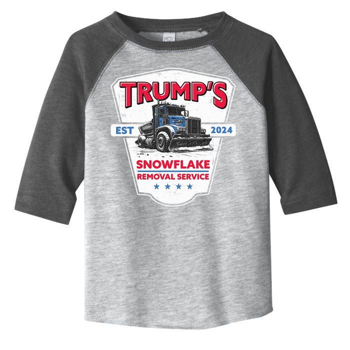 Trumps Snowflake Removal Service Est 2024 Toddler Fine Jersey T-Shirt