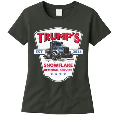 Trumps Snowflake Removal Service Est 2024 Womens T-Shirt