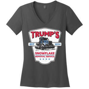 Trumps Snowflake Removal Service Est 2024 Women's V-Neck T-Shirt