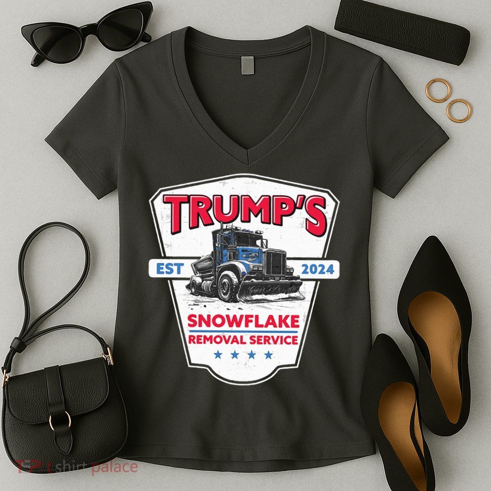 Trumps Snowflake Removal Service Est 2024 Women's V-Neck T-Shirt