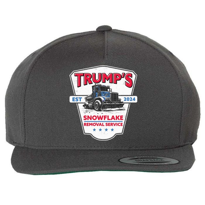 Trumps Snowflake Removal Service Est 2024 Wool Snapback Cap