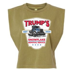 Trumps Snowflake Removal Service Est 2024 Garment-Dyed Women's Muscle Tee