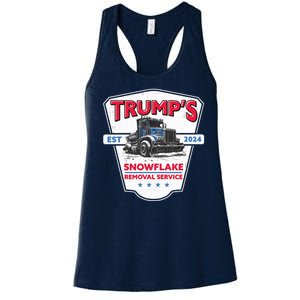 Trumps Snowflake Removal Service Est 2024 Women's Racerback Tank