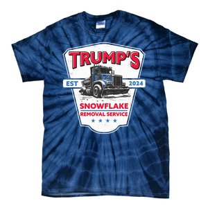 Trumps Snowflake Removal Service Est 2024 Tie-Dye T-Shirt