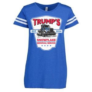 Trumps Snowflake Removal Service Est 2024 Enza Ladies Jersey Football T-Shirt