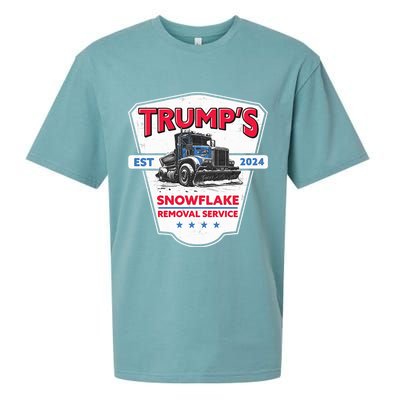 Trumps Snowflake Removal Service Est 2024 Sueded Cloud Jersey T-Shirt