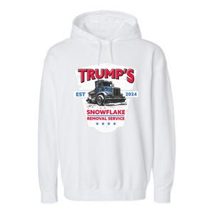 Trumps Snowflake Removal Service Est 2024 Garment-Dyed Fleece Hoodie