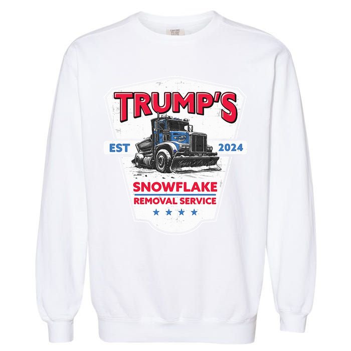 Trumps Snowflake Removal Service Est 2024 Garment-Dyed Sweatshirt