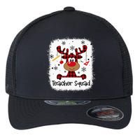 Teacher Squad Reindeer Funny Christmas Xmas Gift Flexfit Unipanel Trucker Cap