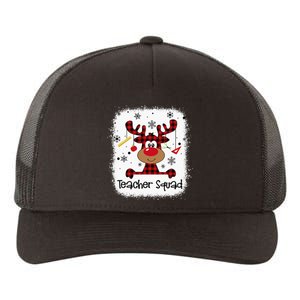 Teacher Squad Reindeer Funny Christmas Xmas Gift Yupoong Adult 5-Panel Trucker Hat