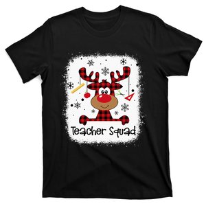 Teacher Squad Reindeer Funny Christmas Xmas Gift T-Shirt