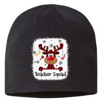 Teacher Squad Reindeer Funny Christmas Xmas Gift Sustainable Beanie