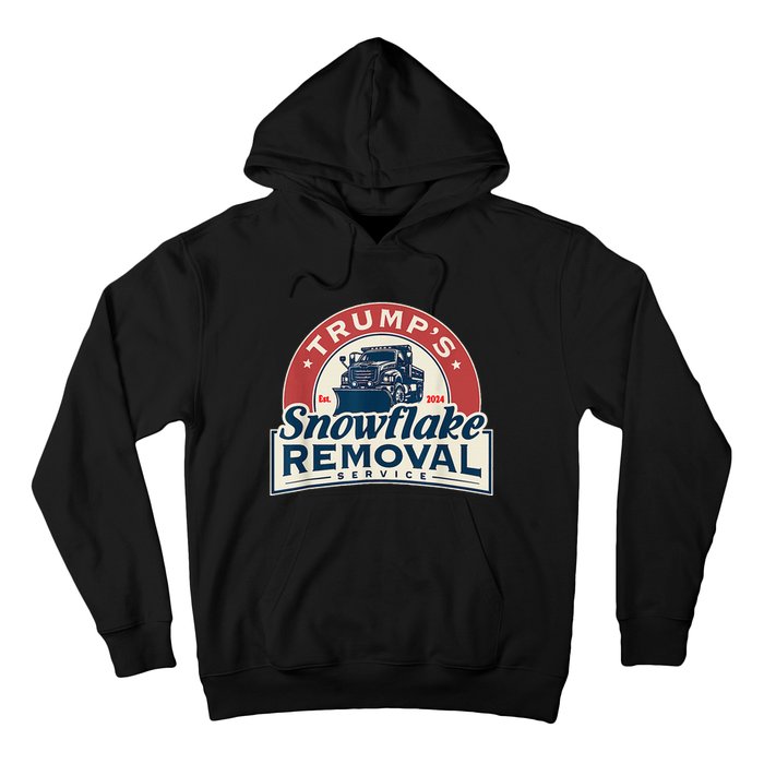 TrumpS Snowflake Removal Service Funny Trump 2024 Hoodie