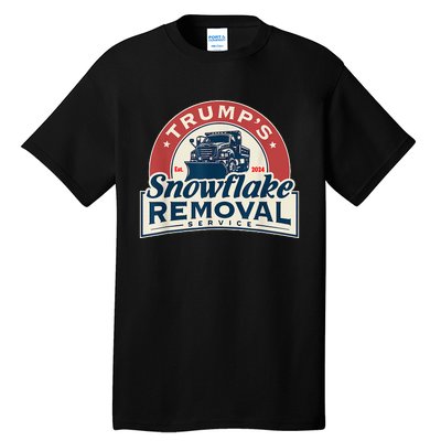 TrumpS Snowflake Removal Service Funny Trump 2024 Tall T-Shirt