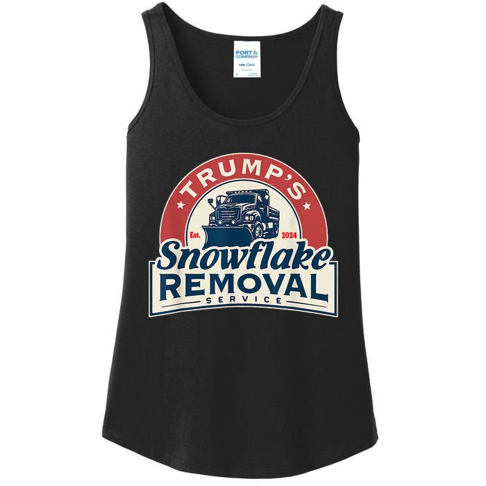 TrumpS Snowflake Removal Service Funny Trump 2024 Ladies Essential Tank