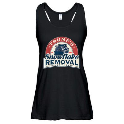 TrumpS Snowflake Removal Service Funny Trump 2024 Ladies Essential Flowy Tank