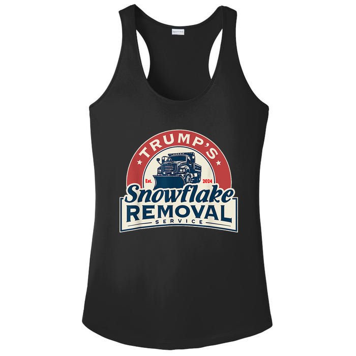 TrumpS Snowflake Removal Service Funny Trump 2024 Ladies PosiCharge Competitor Racerback Tank