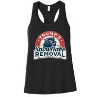 TrumpS Snowflake Removal Service Funny Trump 2024 Women's Racerback Tank