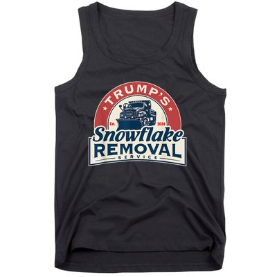 TrumpS Snowflake Removal Service Funny Trump 2024 Tank Top