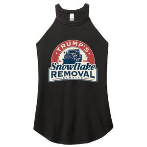 TrumpS Snowflake Removal Service Funny Trump 2024 Women's Perfect Tri Rocker Tank