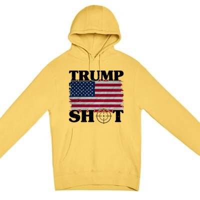 Trump Shot Rally Failed Shots Fired Assassination Premium Pullover Hoodie