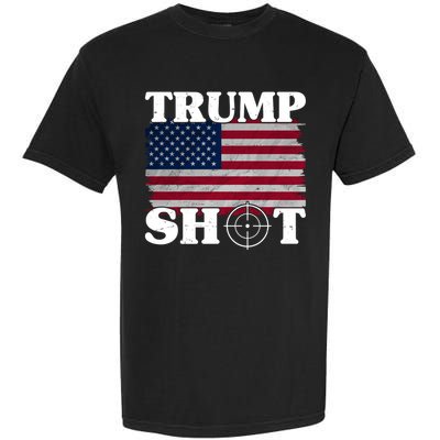 Trump Shot Rally Failed Shots Fired Assassination Garment-Dyed Heavyweight T-Shirt