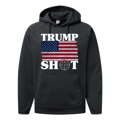 Trump Shot Rally Failed Shots Fired Assassination Performance Fleece Hoodie