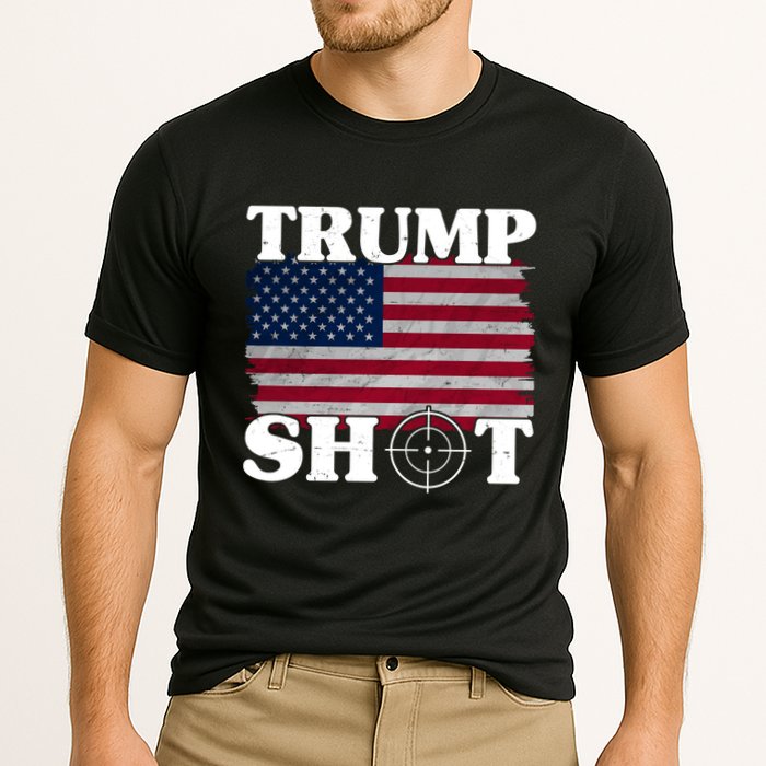 Trump Shot Rally Failed Shots Fired Assassination Cooling Performance Crew T-Shirt