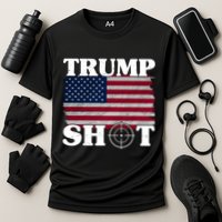 Trump Shot Rally Failed Shots Fired Assassination Cooling Performance Crew T-Shirt