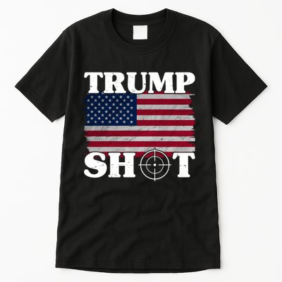 Trump Shot Rally Failed Shots Fired Assassination Tall T-Shirt
