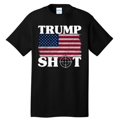 Trump Shot Rally Failed Shots Fired Assassination Tall T-Shirt