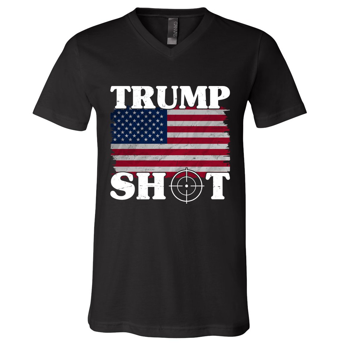 Trump Shot Rally Failed Shots Fired Assassination V-Neck T-Shirt