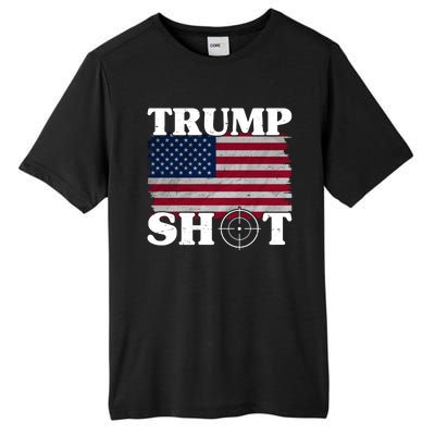 Trump Shot Rally Failed Shots Fired Assassination Tall Fusion ChromaSoft Performance T-Shirt