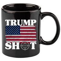 Trump Shot Rally Failed Shots Fired Assassination 11oz C Handle Ceramic Mug