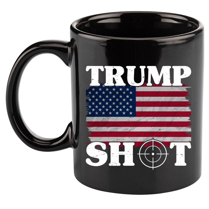 Trump Shot Rally Failed Shots Fired Assassination 11oz C Handle Ceramic Mug