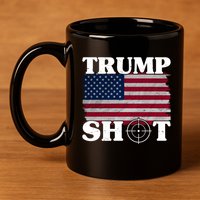 Trump Shot Rally Failed Shots Fired Assassination 11oz C Handle Ceramic Mug