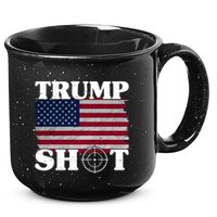 Trump Shot Rally Failed Shots Fired Assassination 15oz Campfire Ceramic Mug