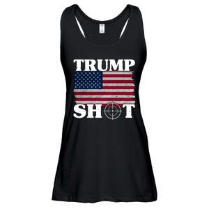 Trump Shot Rally Failed Shots Fired Assassination Ladies Essential Flowy Tank