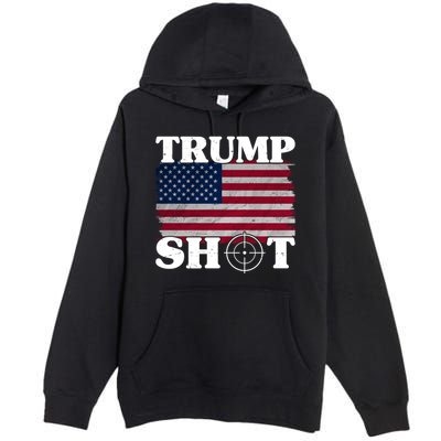 Trump Shot Rally Failed Shots Fired Assassination Premium Pullover Hoodie