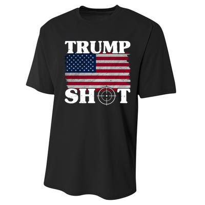 Trump Shot Rally Failed Shots Fired Assassination Performance Sprint T-Shirt