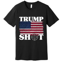 Trump Shot Rally Failed Shots Fired Assassination Premium T-Shirt
