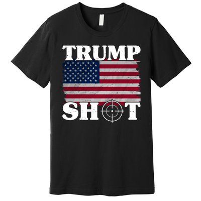 Trump Shot Rally Failed Shots Fired Assassination Premium T-Shirt