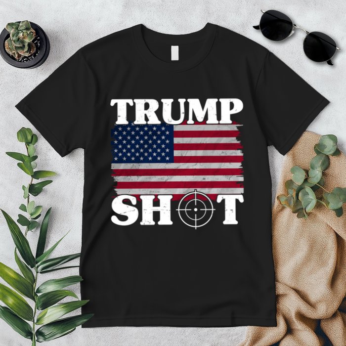 Trump Shot Rally Failed Shots Fired Assassination Premium T-Shirt